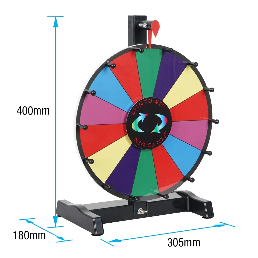 Tabletop Prize Wheel - Buy now from Celebration Warehouse