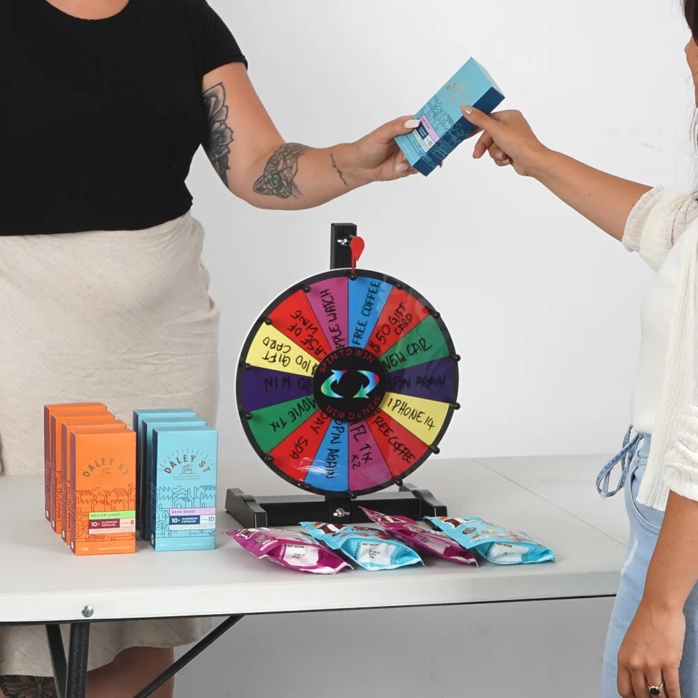 Tabletop Prize Wheel - Buy now from Celebration Warehouse