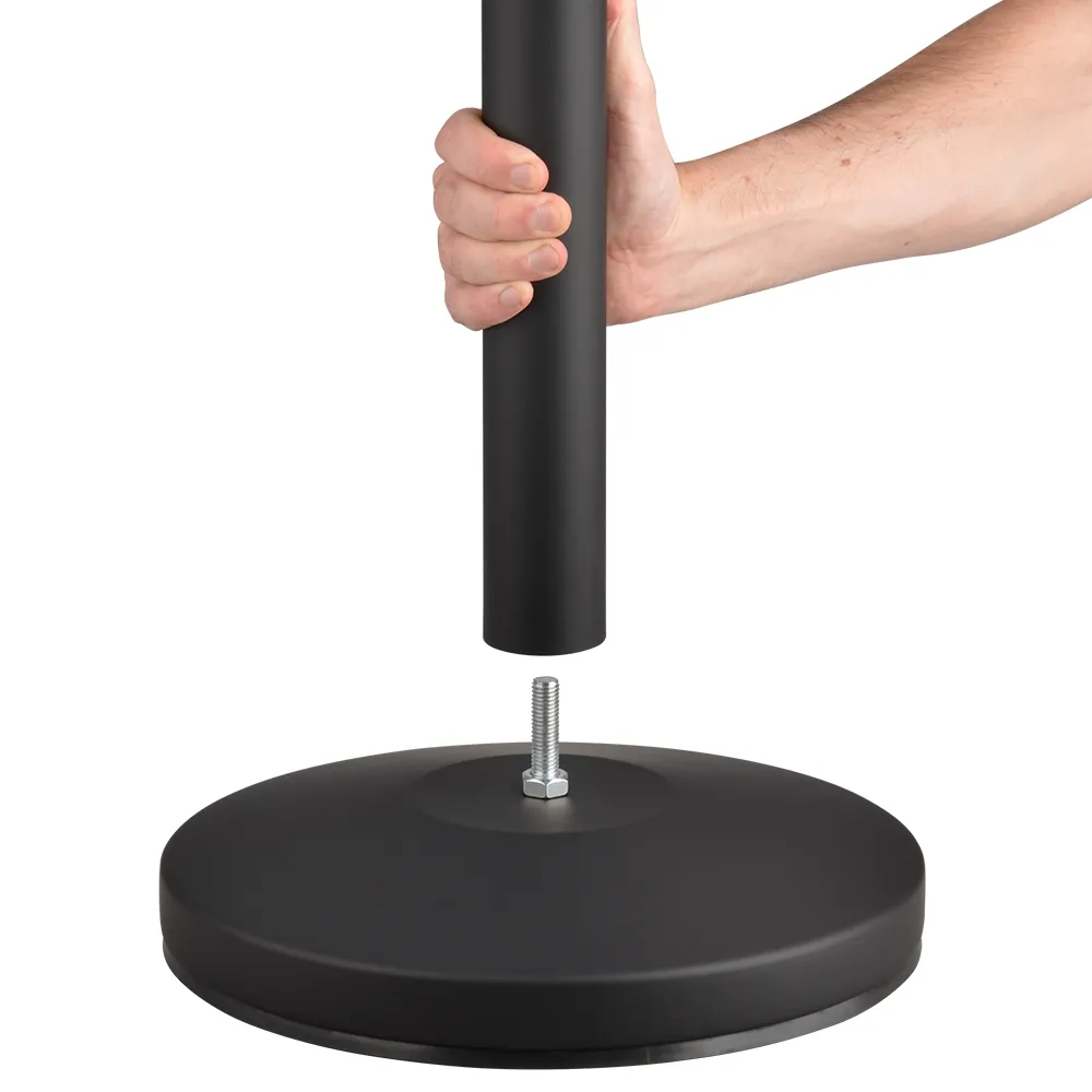 2 Premium Black Bollard - Buy now from Celebration Warehouse