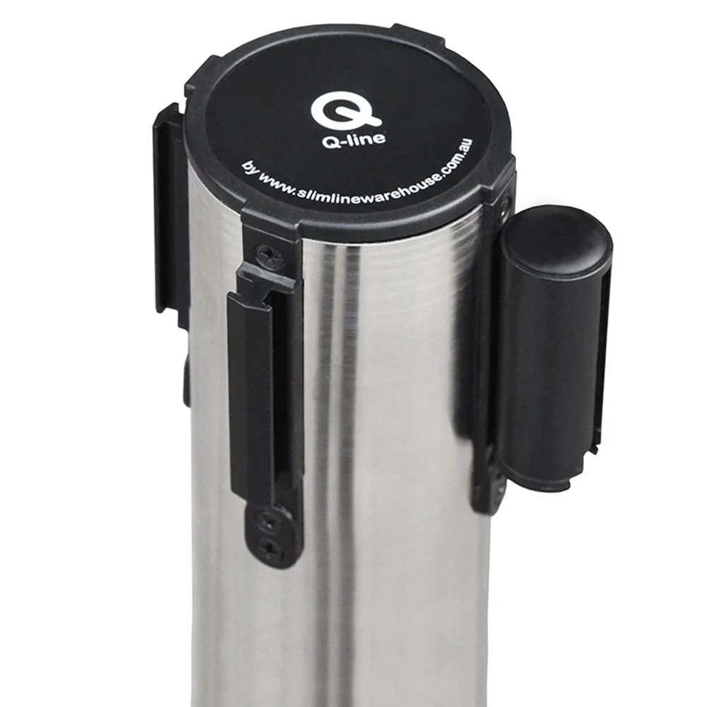 Barrier Posts - Silver with Black belt - Buy now from Celebration Warehouse