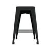 Marquee Black Metal Bar Stool-celebration warehouse