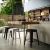 Marquee Black Metal Bar Stool-celebration warehouse