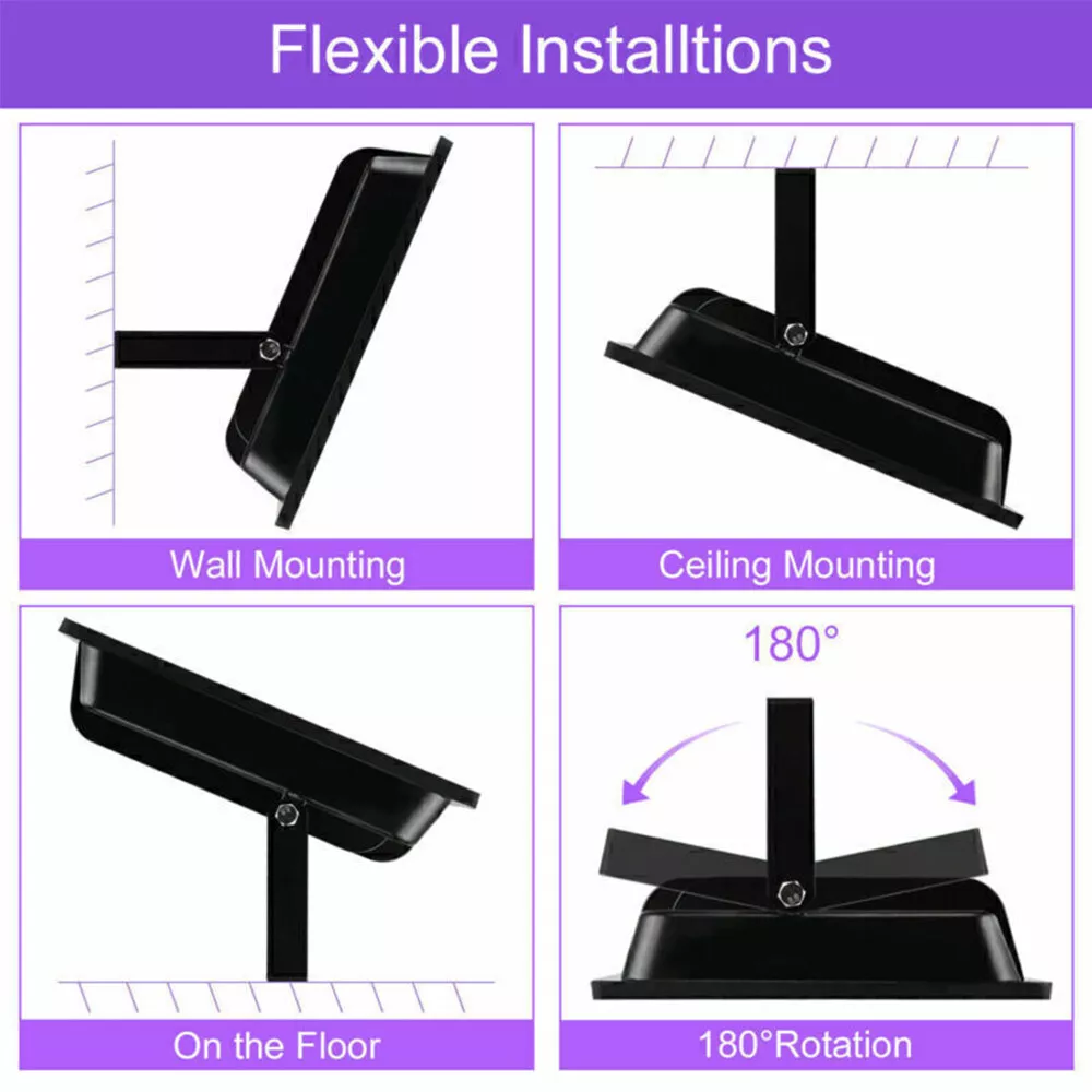 UV LED Flood Light Stage Light Blacklight Dance Party Bar-celebration warehouse