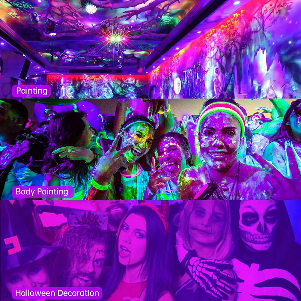 UV LED Flood Light Stage Light Blacklight Dance Party Bar-celebration warehouse